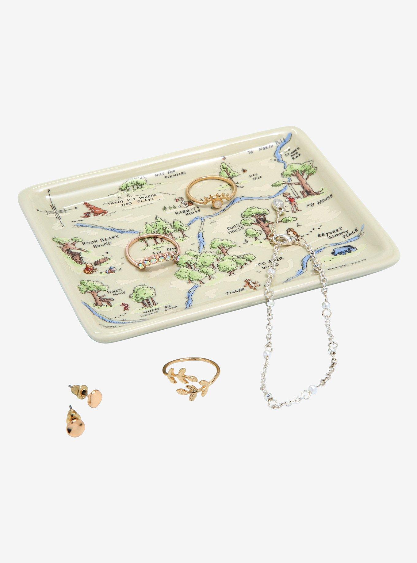 Disney Winnie the Pooh Hundred Acre Wood Map Trinket Tray, , hi-res