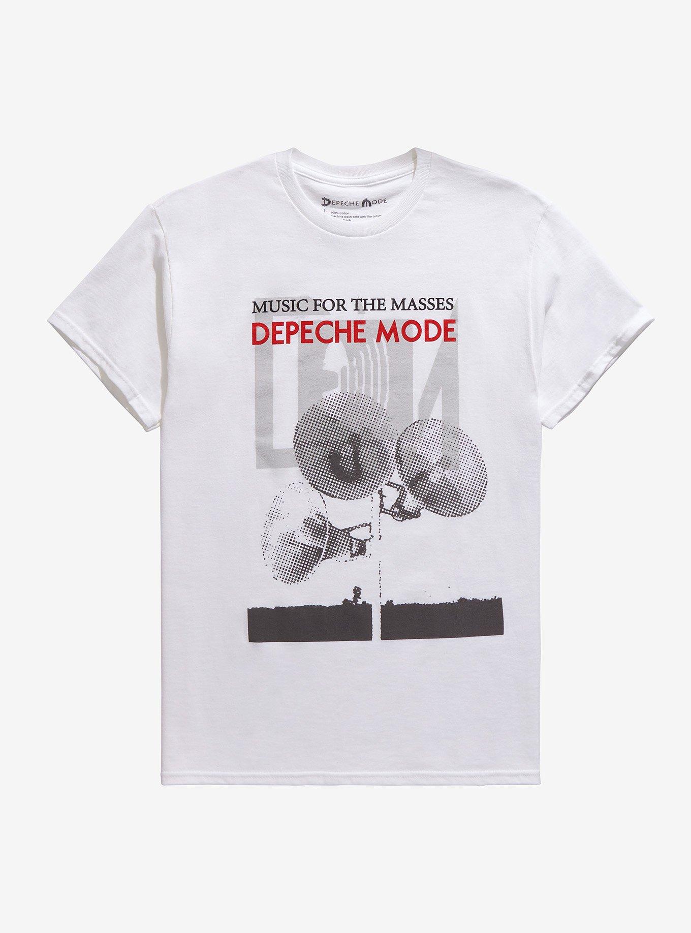 Depeche Mode Music For The Masses T-Shirt, WHITE, hi-res