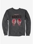 Beavis And Butthead Most Wanted Sweatshirt, CHARCOAL HEATHER, hi-res
