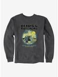 Beavis And Butthead Rock The World Sweatshirt, CHARCOAL HEATHER, hi-res