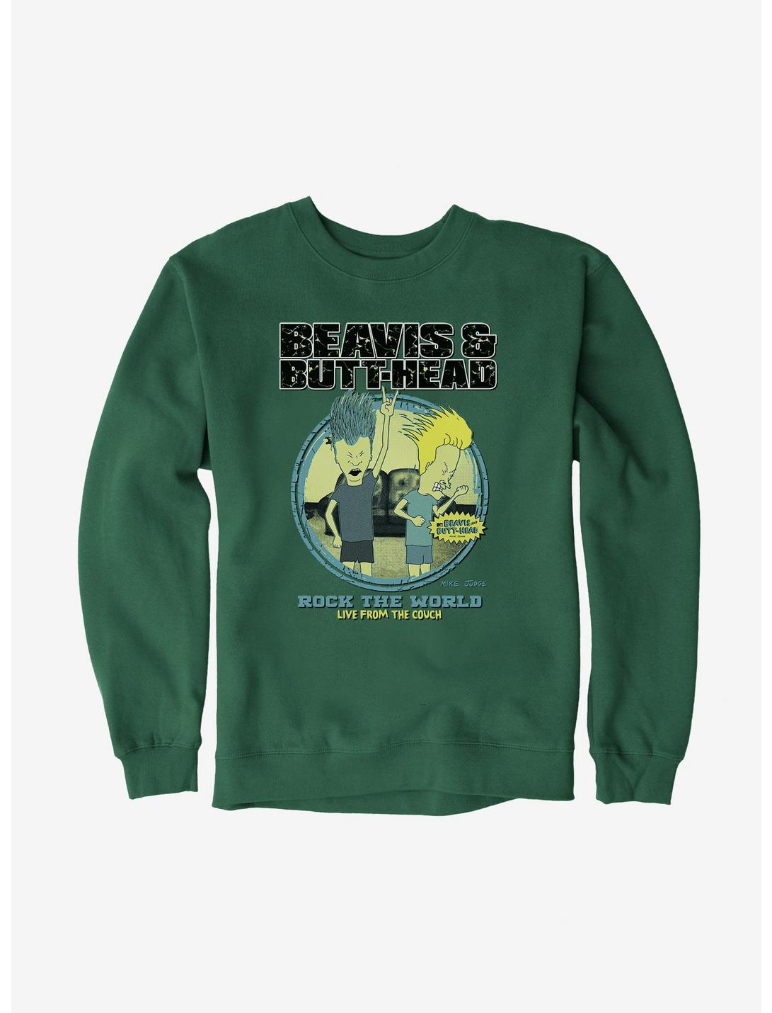 Beavis And Butthead Rock The World Sweatshirt, , hi-res