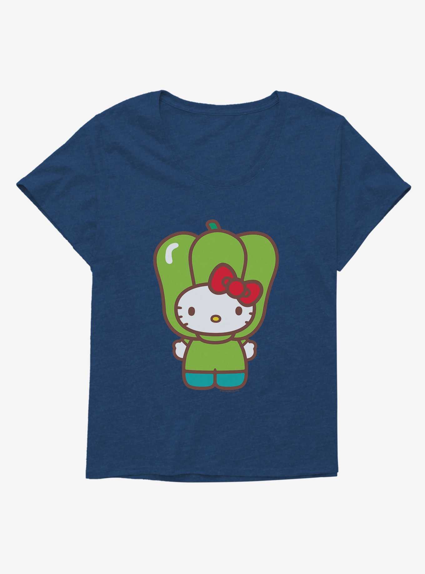 Hello Kitty Five A Day Bell Pepper Girls T-Shirt Plus Size, , hi-res