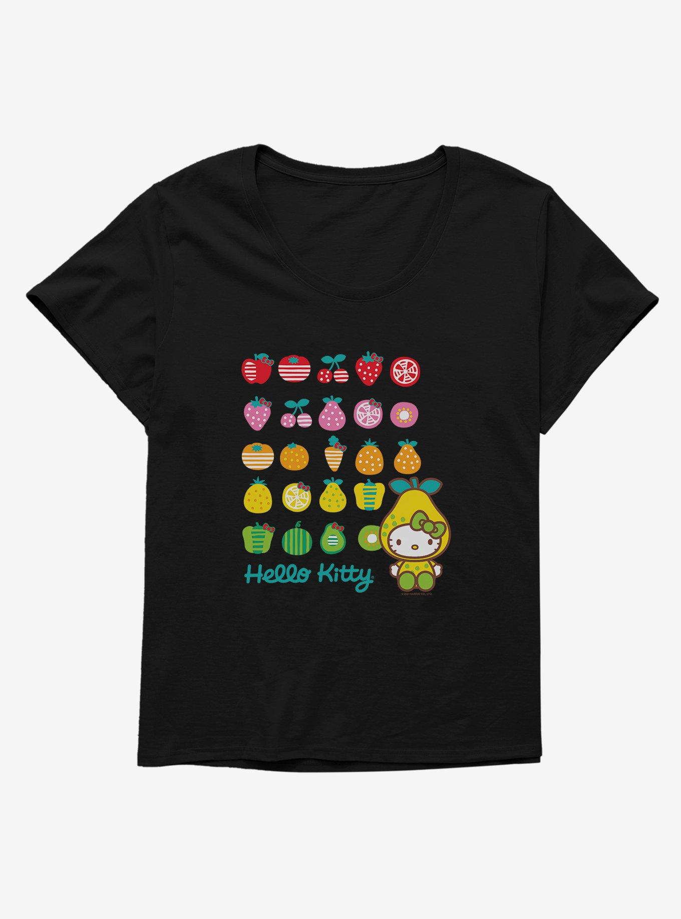 Hello Kitty Five A Day Healthy Logo Girls T-Shirt Plus