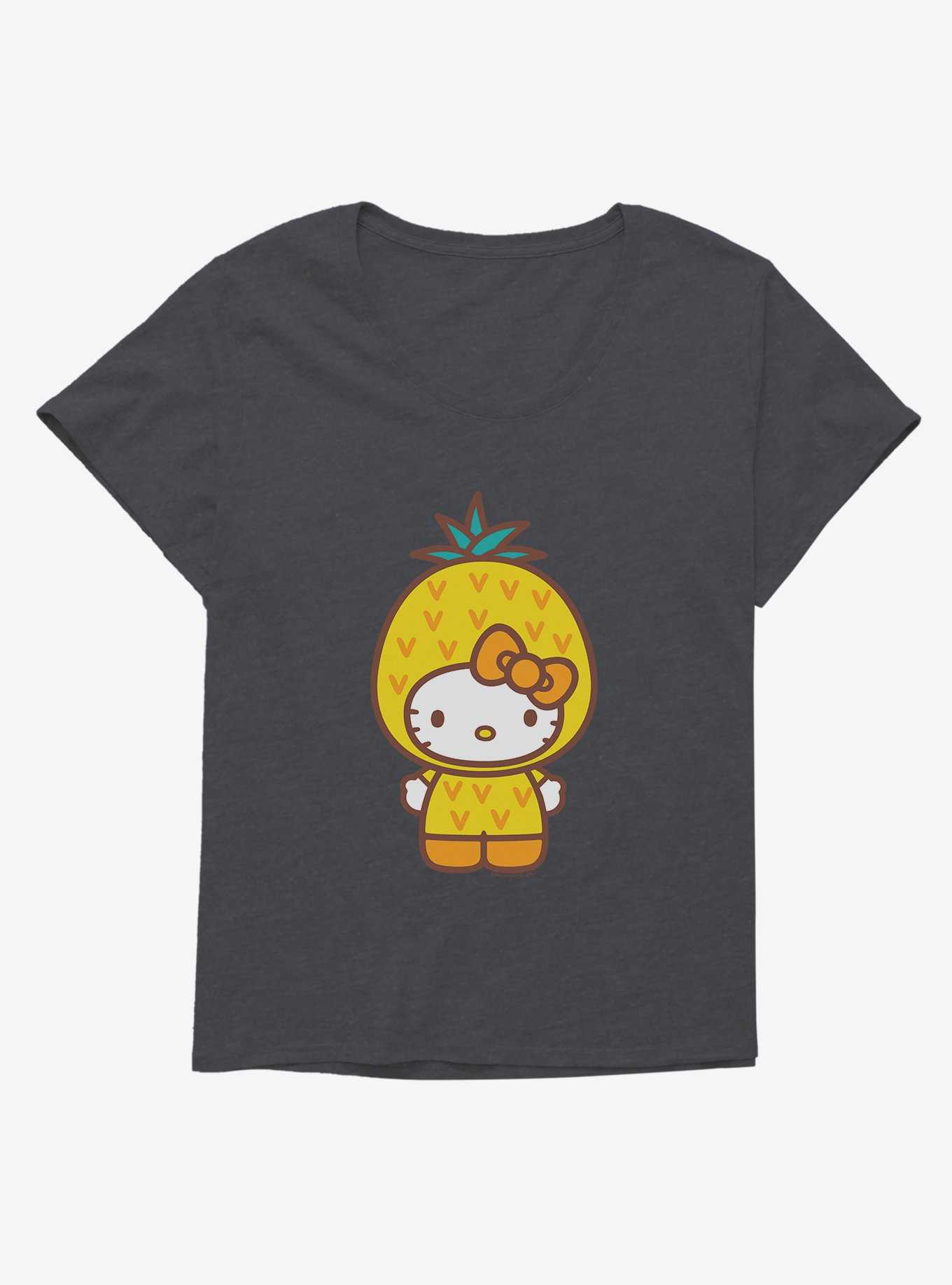 Hello Kitty Five A Day Wise Pineapple Girls T-Shirt Plus Size, , hi-res