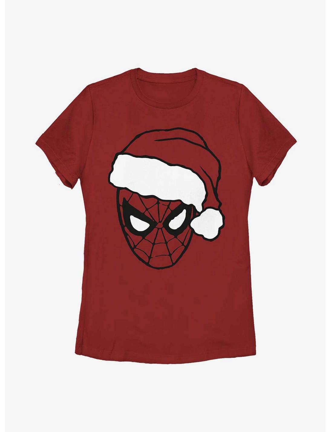 Marvel Spider-Man Christmas Spidey Womens T-Shirt, RED, hi-res