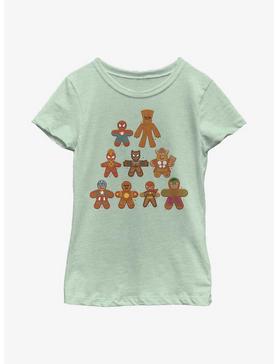Marvel Gingerbread Cookie Tree Youth Girls T-Shirt, , hi-res