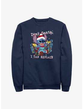 Disney Lilo And Stitch Dear Santa Sweatshirt, , hi-res