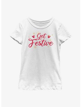 Disney Mickey Mouse Get Festive Youth Girls T-Shirt, , hi-res