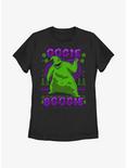 The Nightmare Before Christmas Oogie Boogie Ugly Sweater Womens T-Shirt, BLACK, hi-res