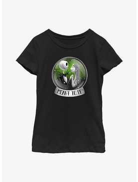 The Nightmare Before Christmas Jack & Sally Snow Globe Youth Girls T-Shirt, , hi-res
