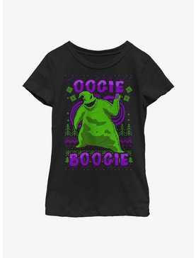 The Nightmare Before Christmas Oogie Boogie Ugly Sweater Youth Girls T-Shirt, , hi-res