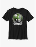 The Nightmare Before Christmas Jack & Sally Snow Globe Youth T-Shirt, BLACK, hi-res