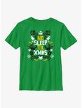 The Nightmare Before Christmas No Sleep Youth T-Shirt, KELLY, hi-res