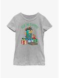 Disney Phineas And Ferb Deck The Platypus Youth Girls T-Shirt, ATH HTR, hi-res