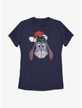 Disney Winnie The Pooh Santa Eeyore Womens T-Shirt, NAVY, hi-res