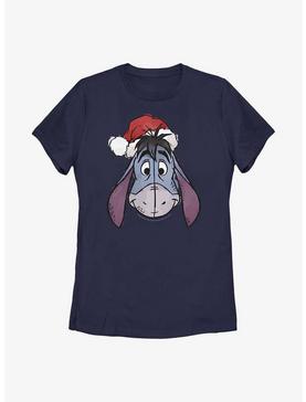 Disney Winnie The Pooh Santa Eeyore Womens T-Shirt, , hi-res