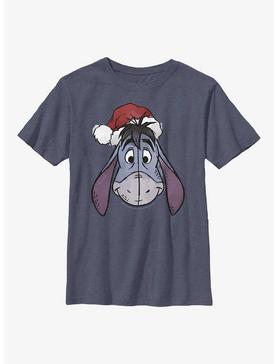Disney Winnie The Pooh Santa Eeyore Youth T-Shirt, , hi-res