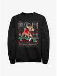 Rudolph The Red-Nosed Reindeer Ugly Sweater Sweatshirt, BLACK, hi-res