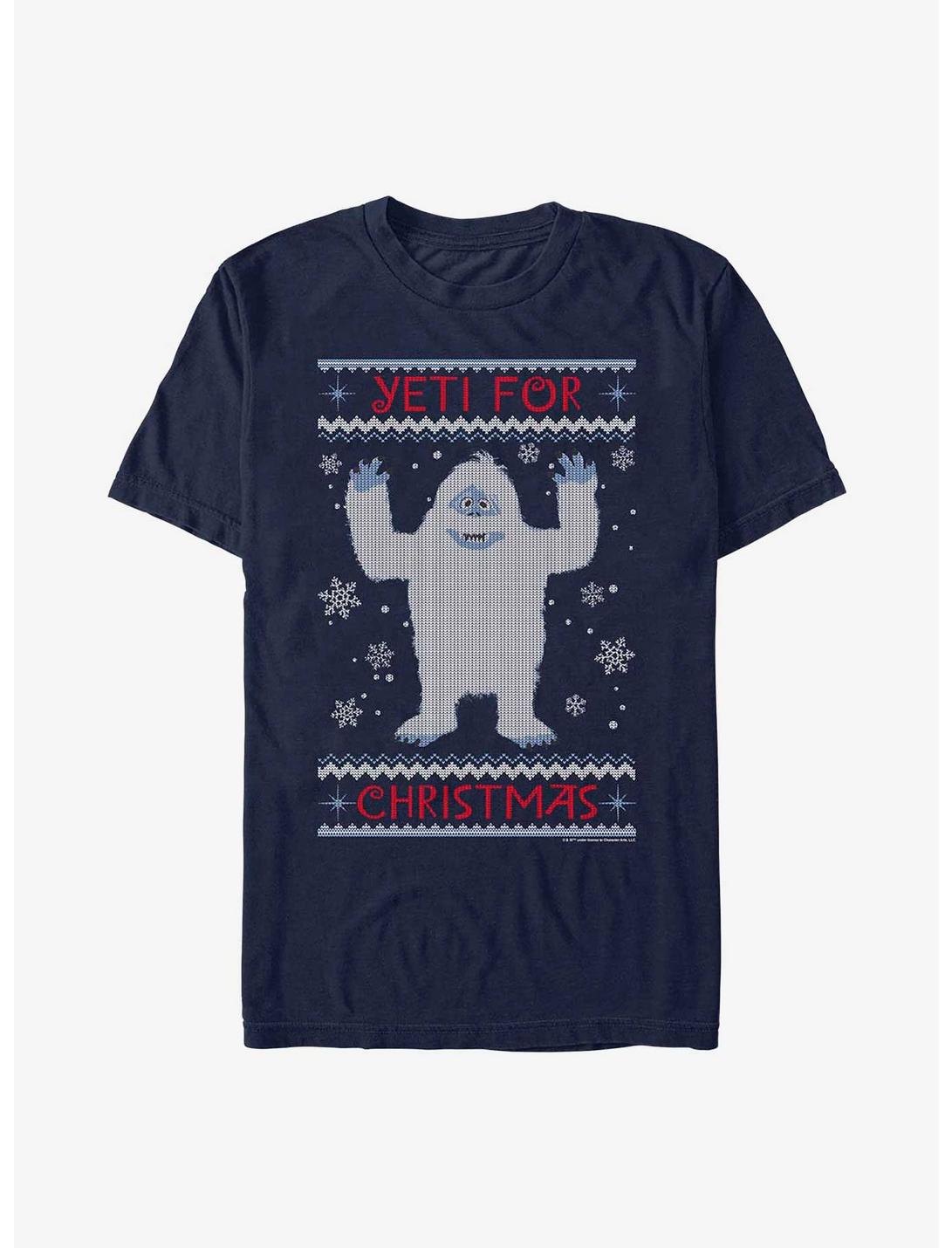 Rudolph The Red-Nosed Reindeer Yeti For Christmas Ugly Sweater T-Shirt, NAVY, hi-res