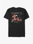 Rudolph The Red-Nosed Reindeer How To Fly T-Shirt, BLACK, hi-res