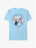 Rudolph The Red-Nosed Reindeer Misfits Have More Fun T-Shirt, LT BLUE, hi-res