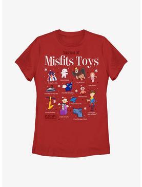 Rudolph The Red-Nosed Reindeer Misfit Wishlist Womens T-Shirt, , hi-res