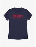 Rudolph The Red-Nosed Reindeer Logo Womens T-Shirt, NAVY, hi-res