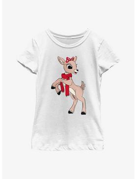Rudolph The Red-Nosed Reindeer Clarice Graphic Youth Girls T-Shirt, , hi-res