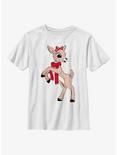 Rudolph The Red-Nosed Reindeer Clarice Graphic Youth T-Shirt, WHITE, hi-res