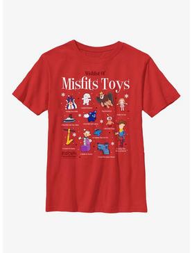Rudolph The Red-Nosed Reindeer Misfit Wishlist Youth T-Shirt, , hi-res