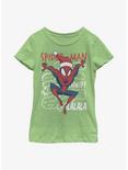 Marvel Spider-Man Carolling Spidey Youth Girls T-Shirt, GRN APPLE, hi-res