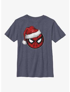 Marvel Spider-Man Spidey Santa Hat Youth T-Shirt, , hi-res