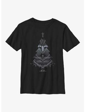 Marvel Avengers Black Panther Christmas Tree Youth T-Shirt, , hi-res