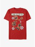 Marvel Deadpool Can't Feel My Legs T-Shirt, RED, hi-res