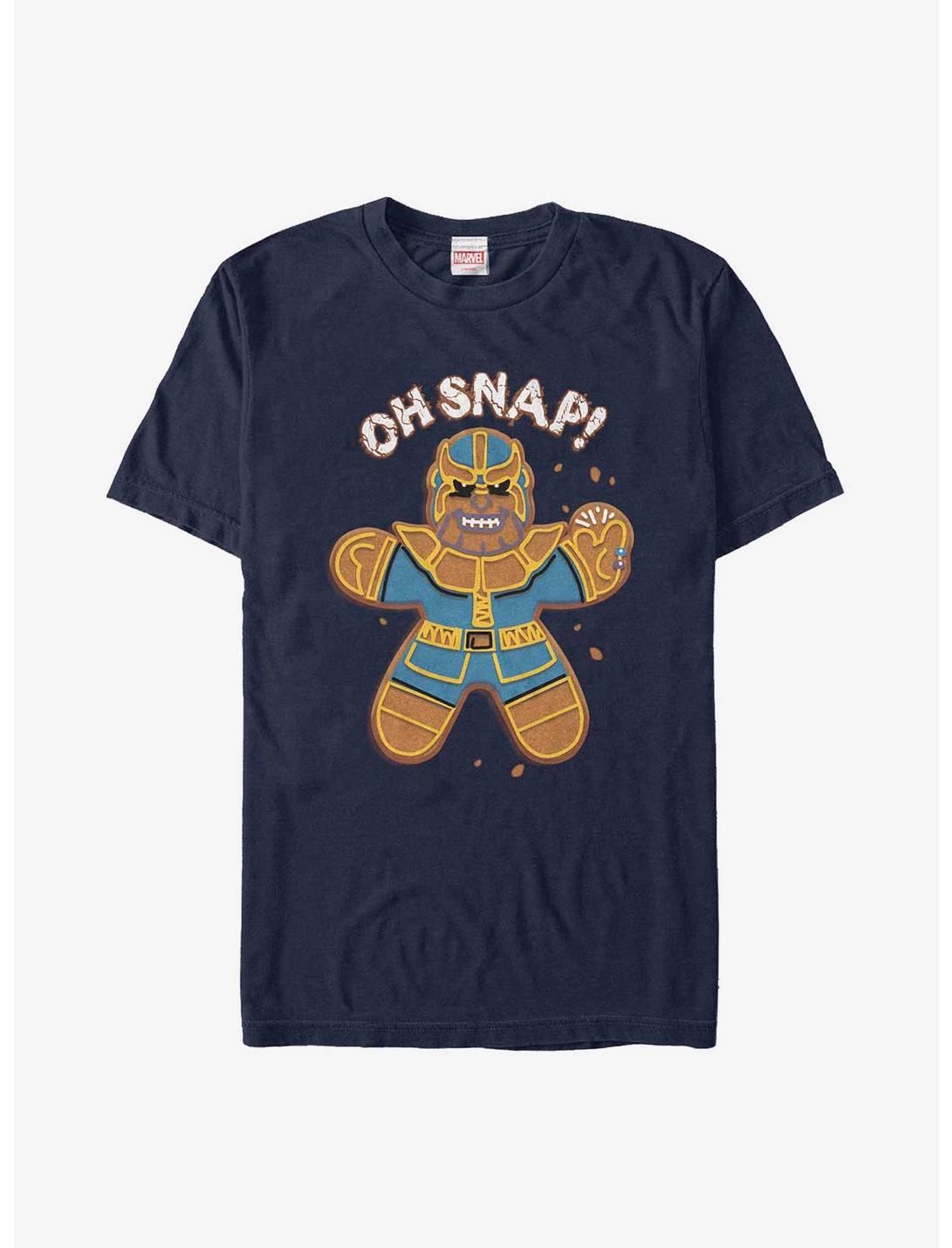 Marvel Thanos Gingerbread Snap T-Shirt, NAVY, hi-res