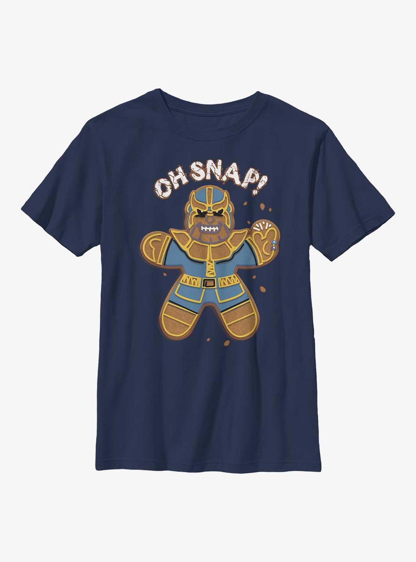 Marvel Thanos Gingerbread Snap Youth T-Shirt, , hi-res