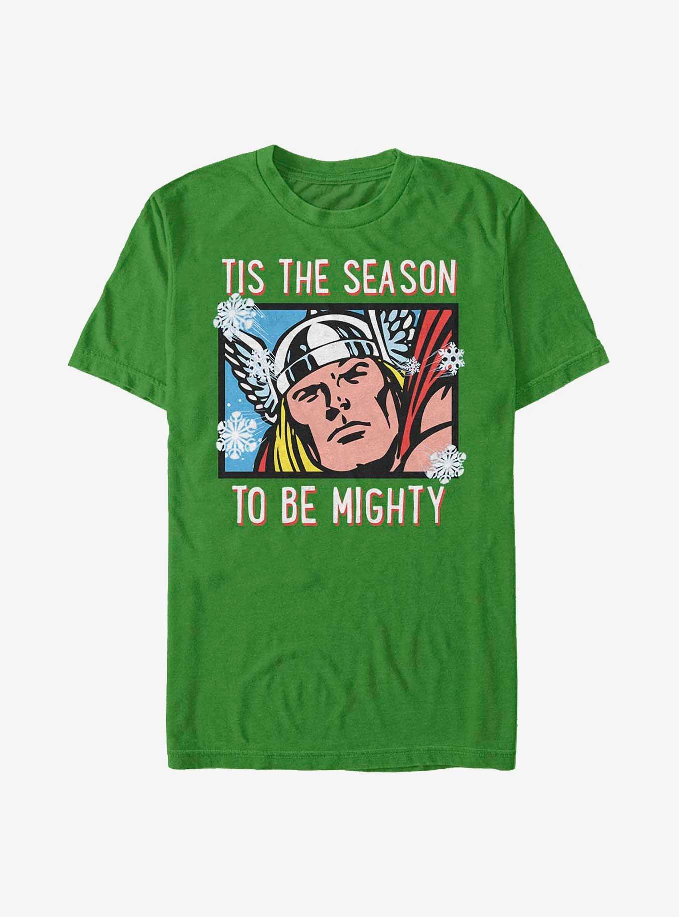 Marvel Thor Season To Be Mighty T-Shirt, , hi-res