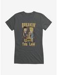Beavis And Butthead Breakin The Law Girls T-Shirt, CHARCOAL, hi-res