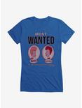 Beavis And Butthead Most Wanted Girls T-Shirt, ROYAL, hi-res
