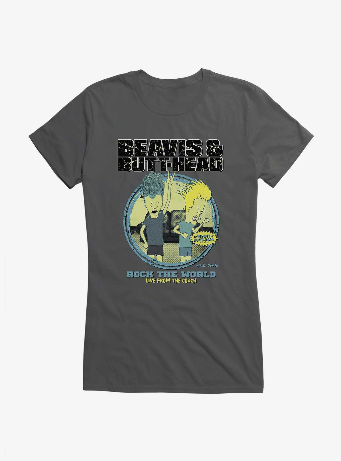 Beavis And Butthead Rock The World Girls T-Shirt, , hi-res
