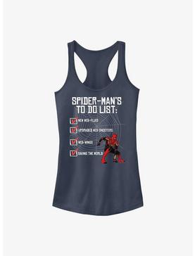 Marvel Spider-Man: No Way Home To Do List Girls Tank, , hi-res