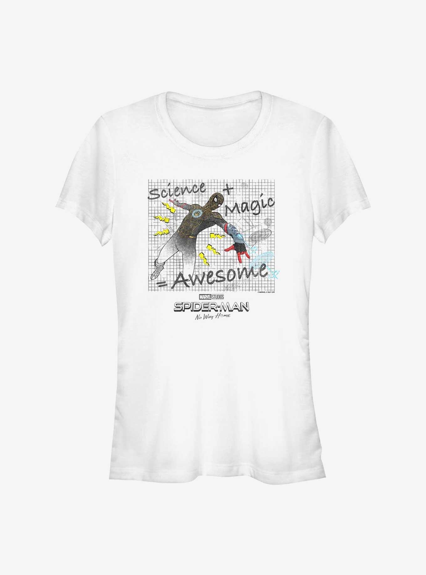 Marvel Spider-Man: No Way Home Science And Magic Girls T-Shirt