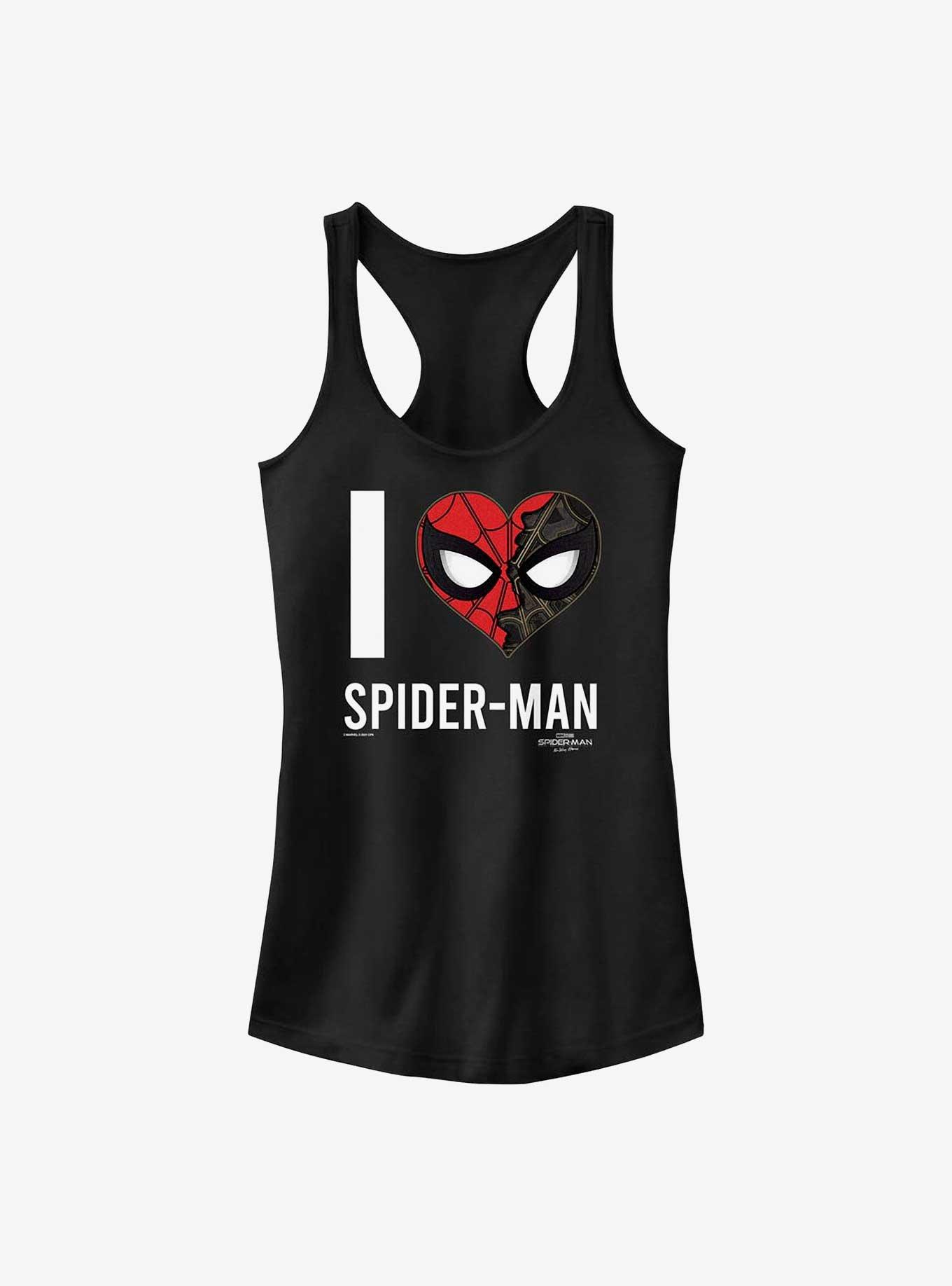 Marvel Spider-Man: No Way Home I Heart Spider-Man Girls Tank, , hi-res