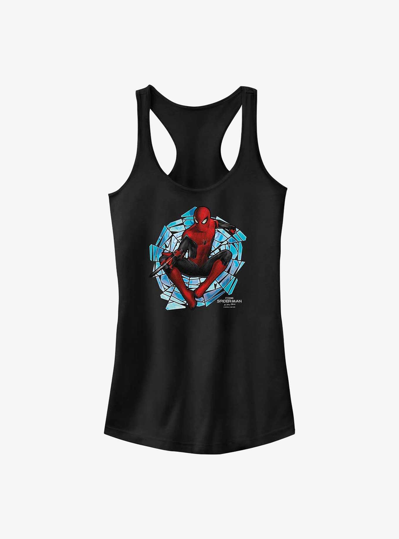 Marvel Spider-Man: No Way Home Spinning Webs Girls Tank, BLACK, hi-res