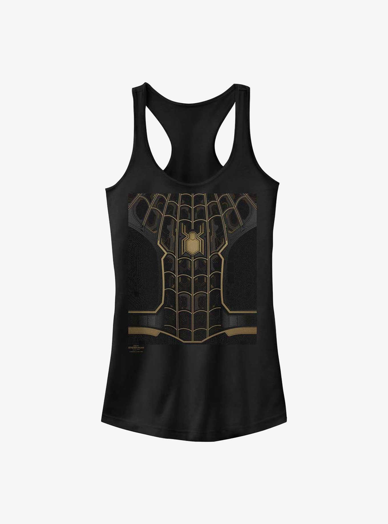 Marvel Spider-Man: No Way Home The Black Suit Girls Tank, BLACK, hi-res