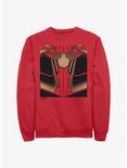 Marvel Spider-Man: No Way Home Classic Suit Crew Sweatshirt, RED, hi-res