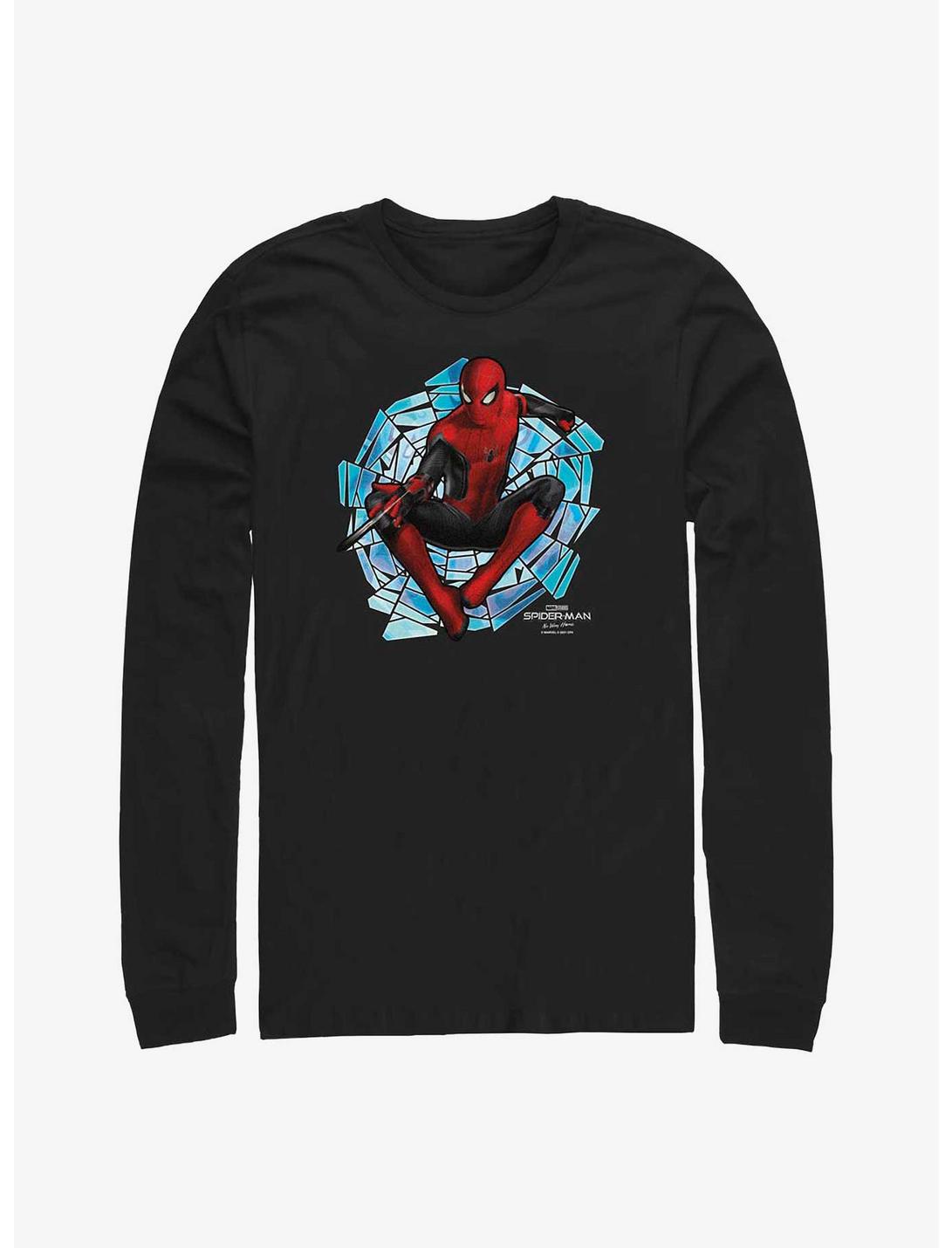 Marvel Spider-Man: No Way Home Spinning Webs Long-Sleeve T-Shirt, BLACK, hi-res