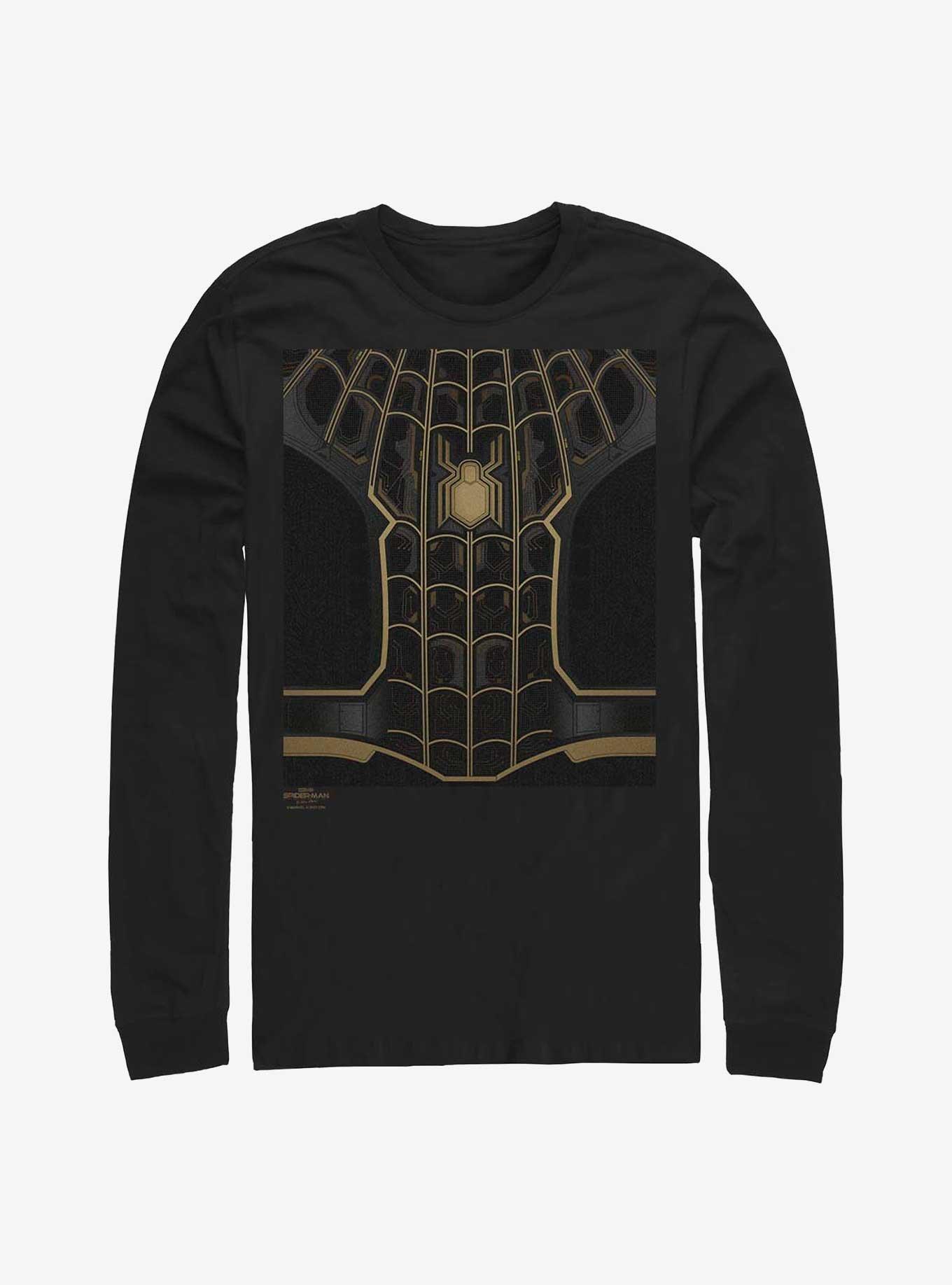 Marvel Spider-Man: No Way Home The Black Suit Long-Sleeve T-Shirt, BLACK, hi-res