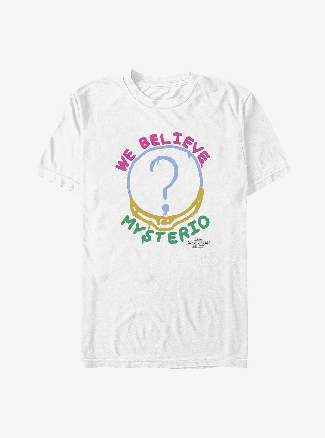 Marvel Spider-Man: No Way Home Believe Mysterio T-Shirt, WHITE, hi-res