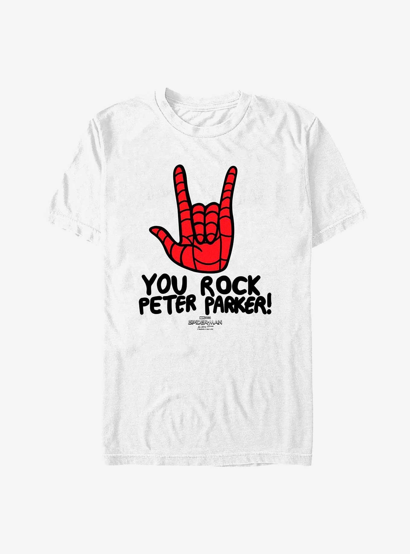 Marvel Spider-Man: No Way Home Parker Rocks T-Shirt, WHITE, hi-res